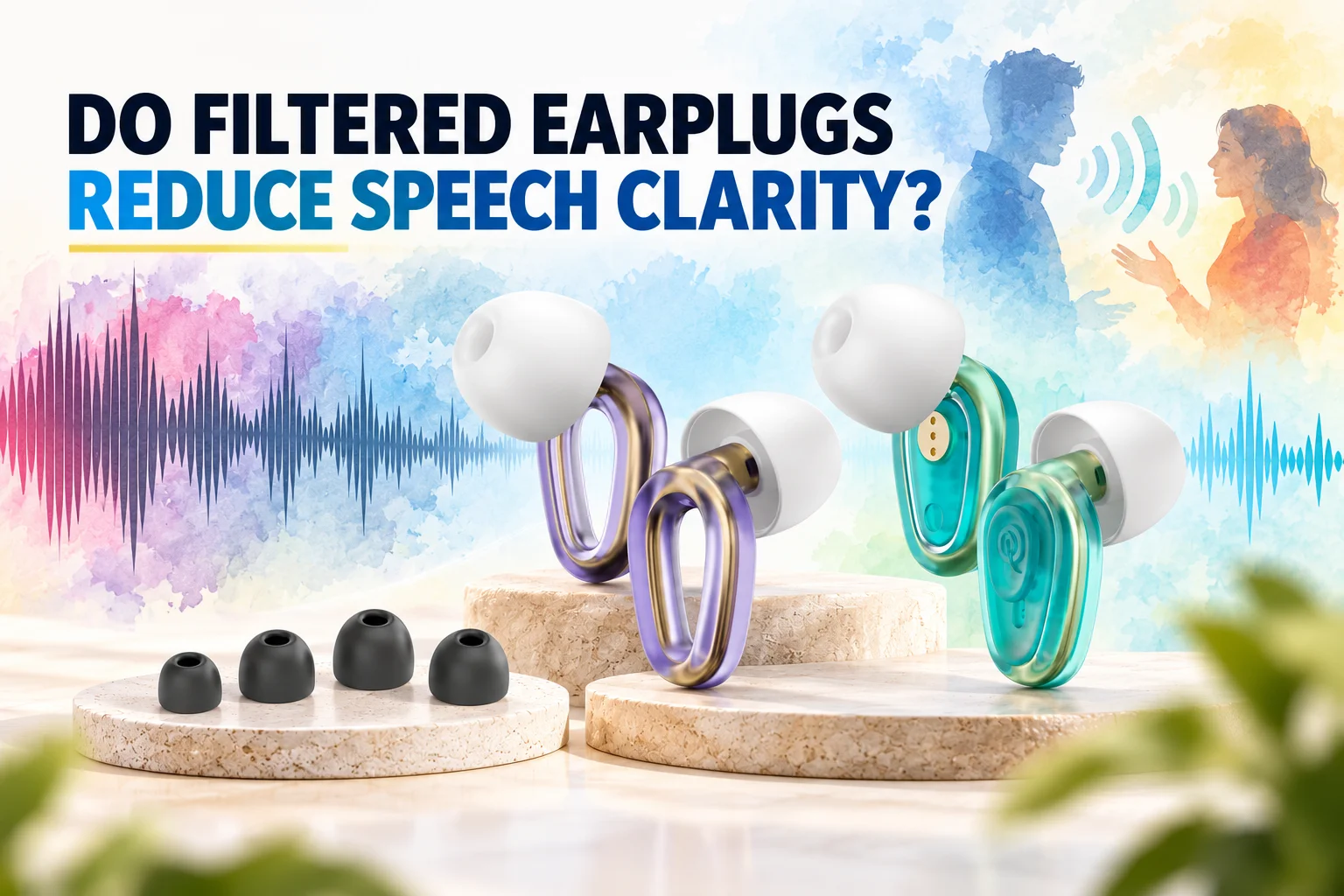 Do filtered earplugs reduce speech clarity